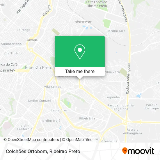 Colchões Ortobom map
