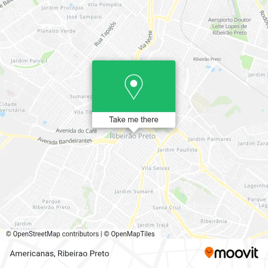 Americanas map