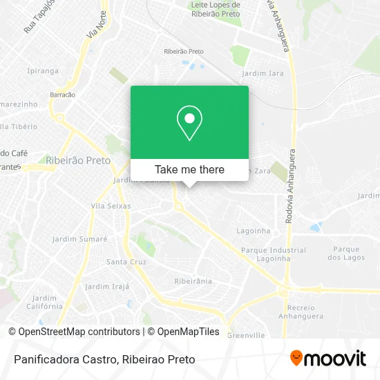 Panificadora Castro map