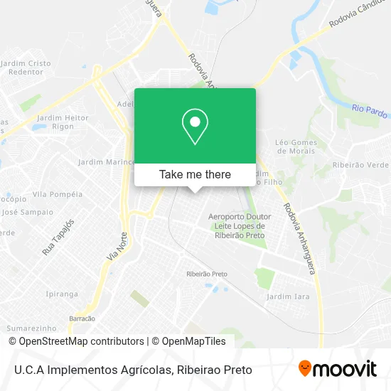 U.C.A Implementos Agrícolas map
