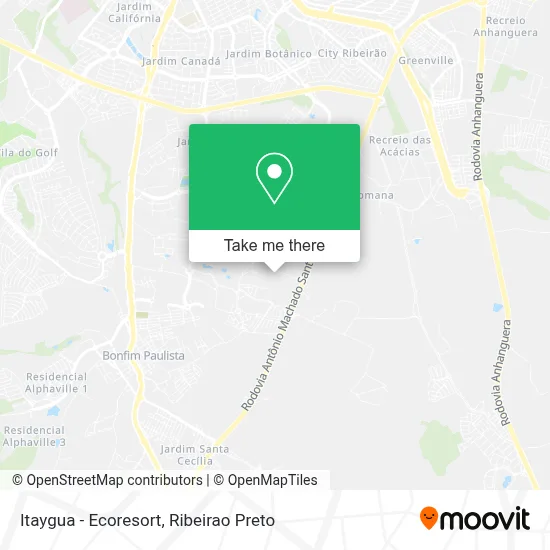 Itaygua - Ecoresort map