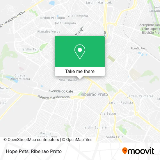 Hope Pets map