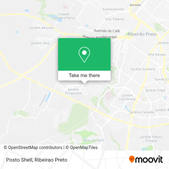 Posto Shell map