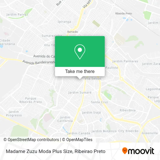 Madame Zuzu Moda Plus Size map