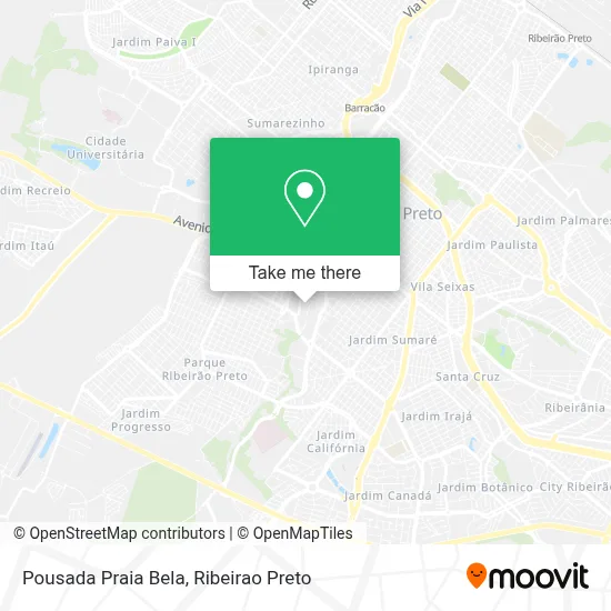 Pousada Praia Bela map