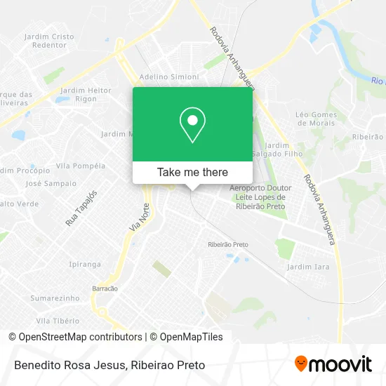 Benedito Rosa Jesus map