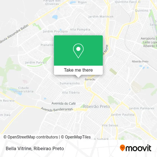 Bella Vitrine map