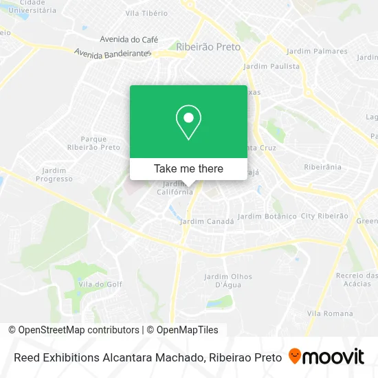 Reed Exhibitions Alcantara Machado map