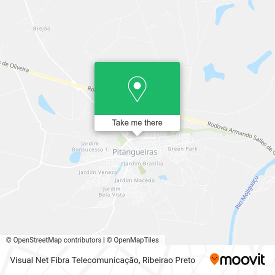 Visual Net Fibra Telecomunicação map