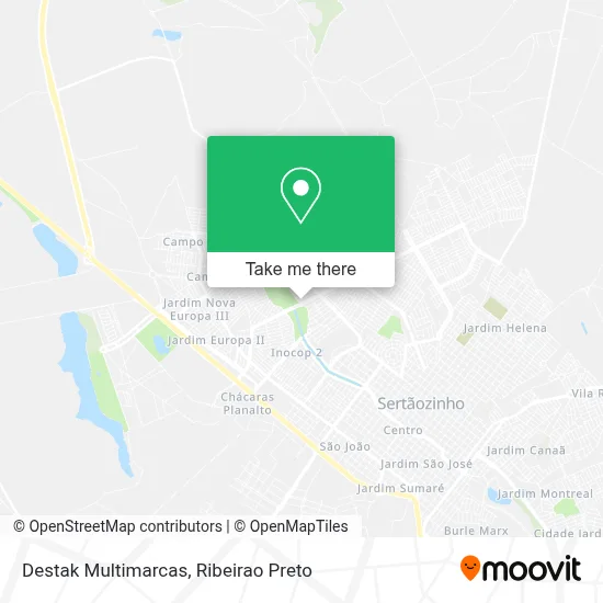Destak Multimarcas map