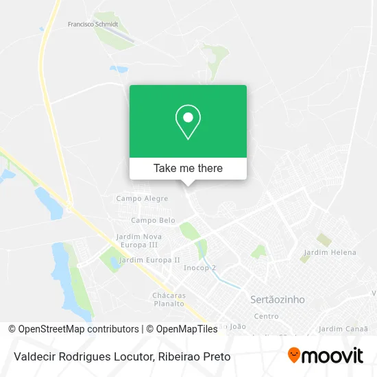Valdecir Rodrigues Locutor map