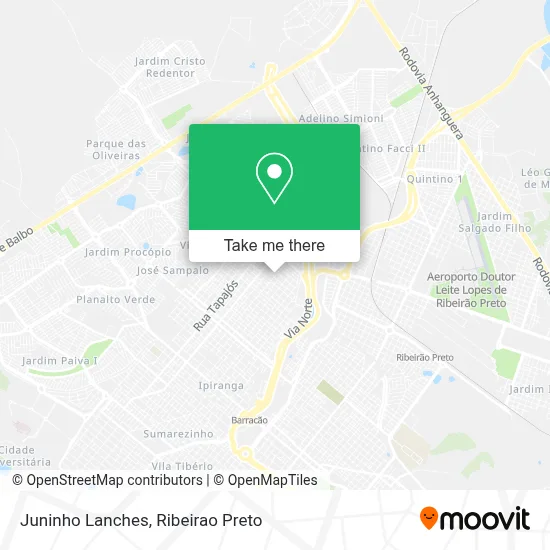 Juninho Lanches map