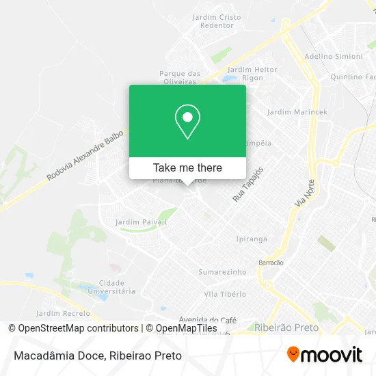 Macadâmia Doce map