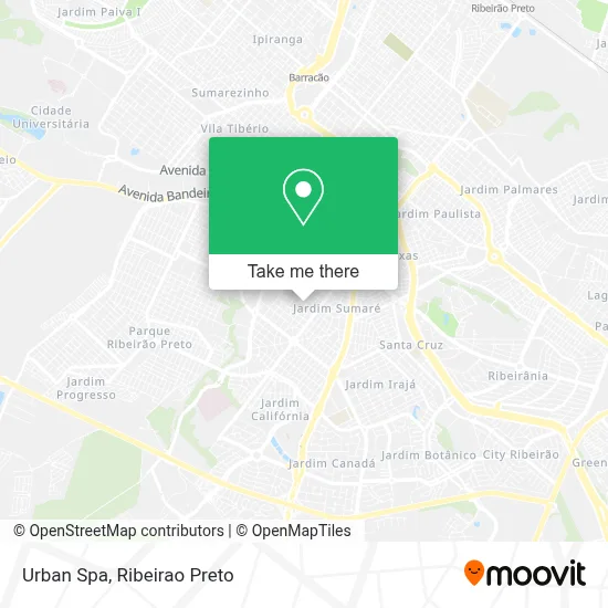 Urban Spa map