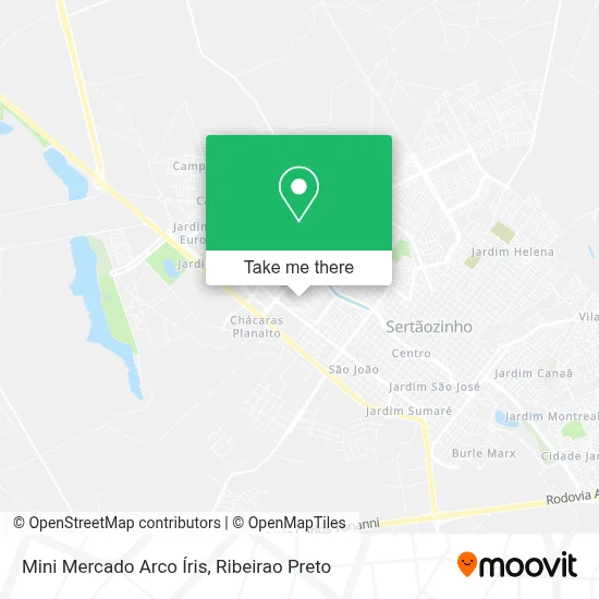Mini Mercado Arco Íris map