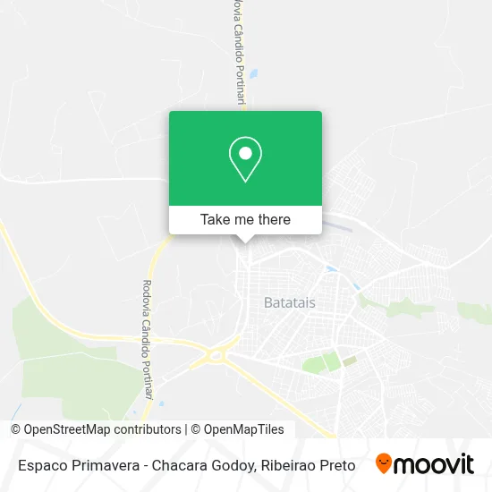Espaco Primavera - Chacara Godoy map