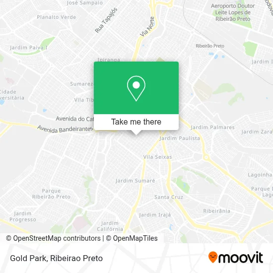 Gold Park map