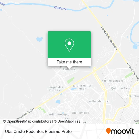 Ubs Cristo Redentor map