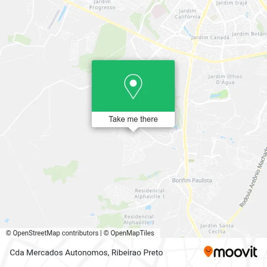 Cda Mercados Autonomos map