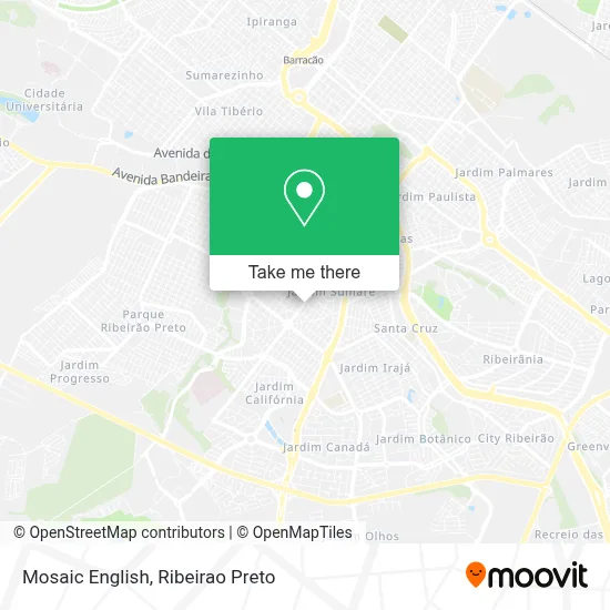 Mosaic English map
