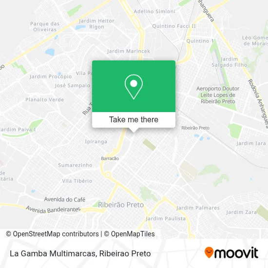 La Gamba Multimarcas map