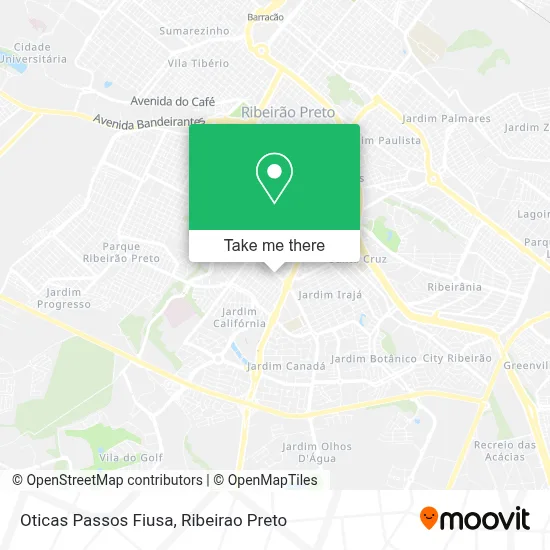 Oticas Passos Fiusa map