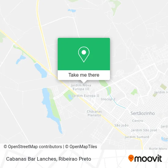 Cabanas Bar Lanches map