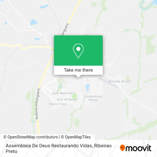 Assembleia De Deus Restaurando Vidas map