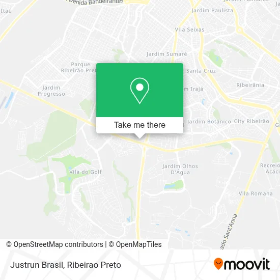 Justrun Brasil map
