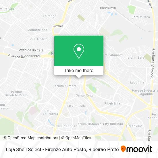 Loja Shell Select - Firenze Auto Posto map