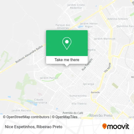 Nice Espetinhos map