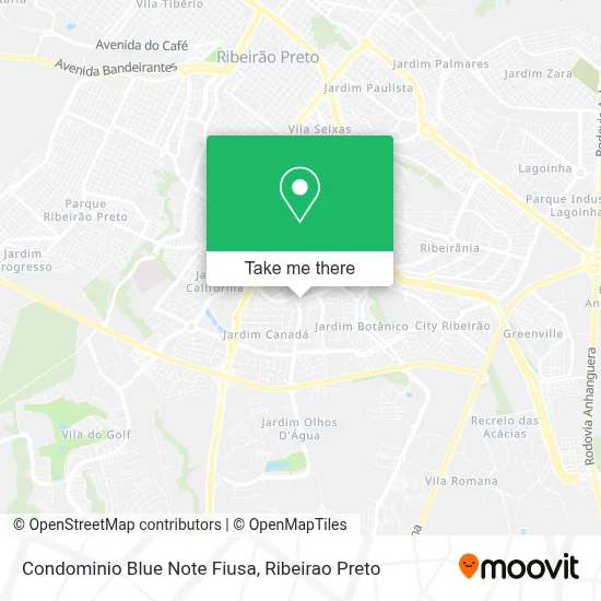 Condominio Blue Note Fiusa map