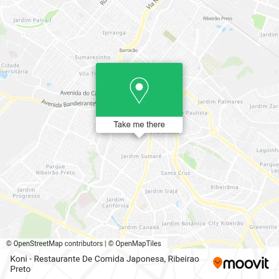 Koni - Restaurante De Comida Japonesa map