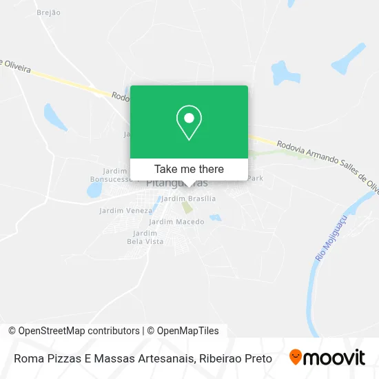 Roma Pizzas E Massas Artesanais map
