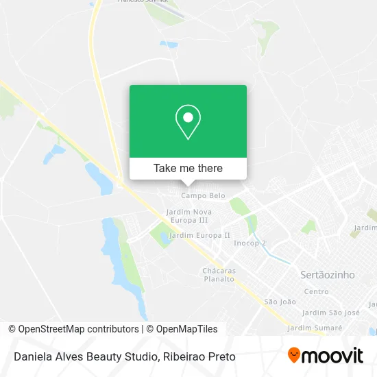 Daniela Alves Beauty Studio map