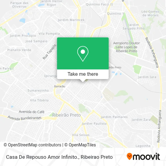 Casa De Repouso Amor Infinito. map