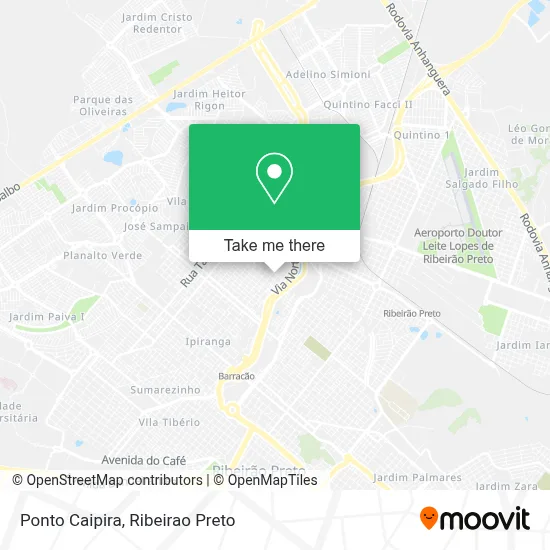 Ponto Caipira map