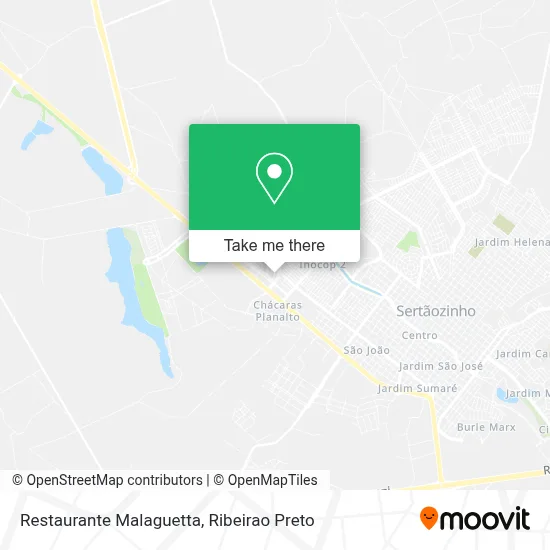 Restaurante Malaguetta map