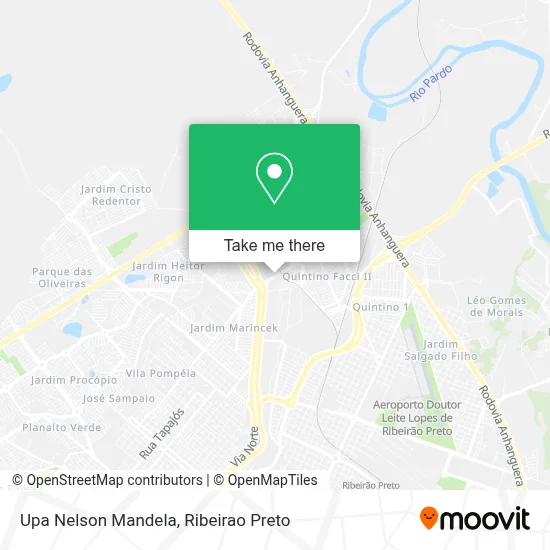 Upa Nelson Mandela map