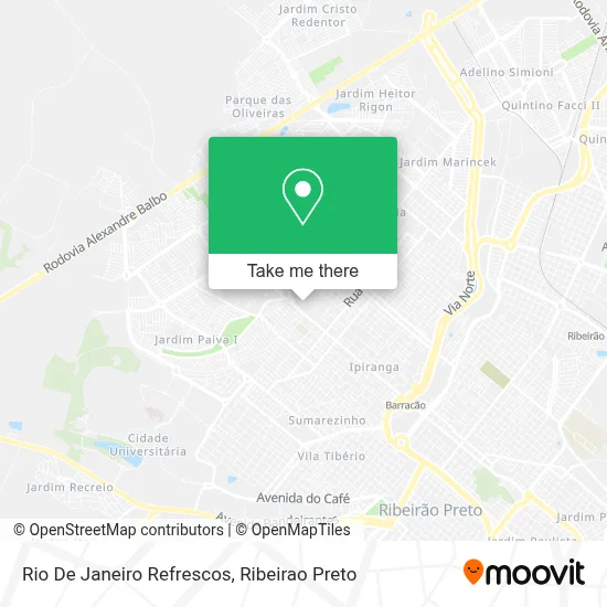 Rio De Janeiro Refrescos map