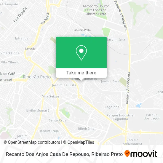 Recanto Dos Anjos Casa De Repouso map