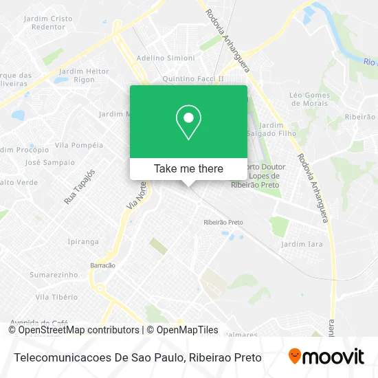 Telecomunicacoes De Sao Paulo map