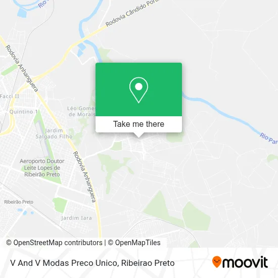 V And V Modas Preco Unico map