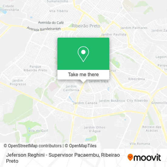 Jeferson Reghini - Supervisor Pacaembu map