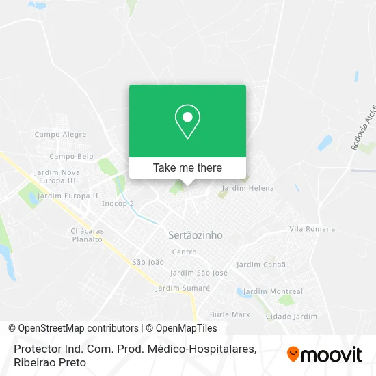 Protector Ind. Com. Prod. Médico-Hospitalares map