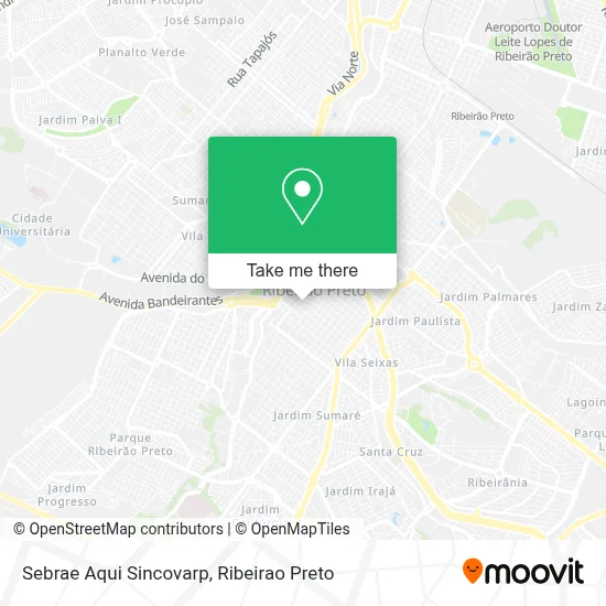 Sebrae Aqui Sincovarp map