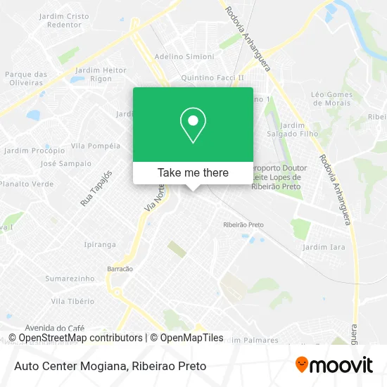Auto Center Mogiana map
