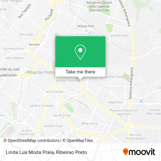 Linda Lua Moda Praia map