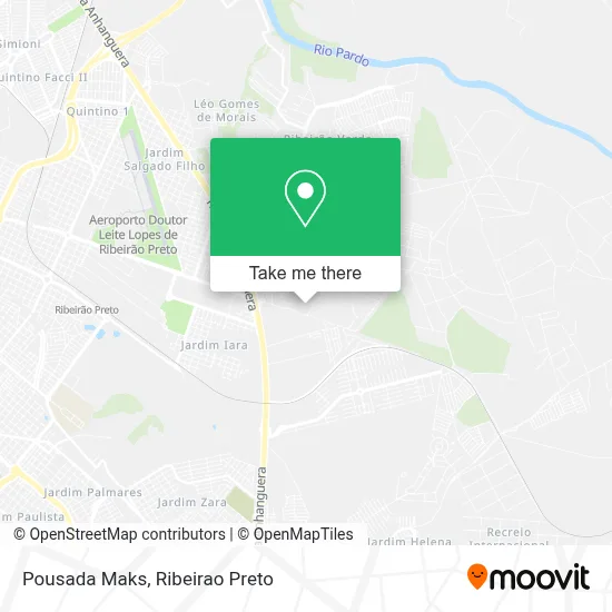 Pousada Maks map