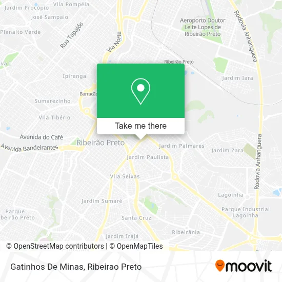 Gatinhos De Minas map